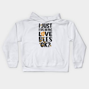 Love Bees Kids Hoodie